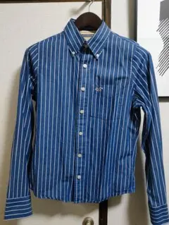 【Hollister】sサイズストライプシャツ