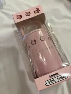 韓国限定ポケモンピンクタンブラー　ピッピイ　ヤドンプリンミューツーピクセルアート