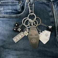 キーホルダー　ストリート　カラビナ　アメカジ　古着　じゃらじゃら系　ヴィンテージ