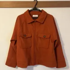 SELECT MOCA ジップアップ ブルゾン オレンジのサムネイル