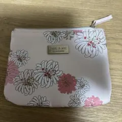 PAUL & JOE 花柄ポーチ ピンク
