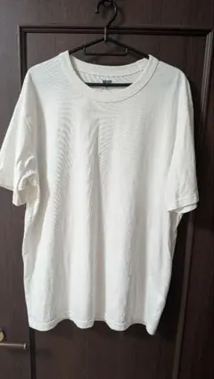 UNIQLO クルーネックTシャツ ホワイト XL