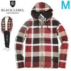 新品Mブラックレーベル クレストブリッジ CBチェック カラミ織りZIPパーカー