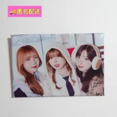 ランダムスクエア缶バッチ　リク・マユカ・ミイヒ　Winter Trip