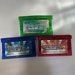 【動作確認済み】ポケットモンスター　エメラルド,サファイア,ファイアレッド