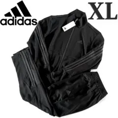 新品 adidas ジャージ上下 XL 黒 セットアップ トラックスーツ