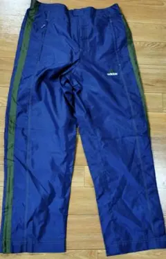 adidas防寒着 ピステパンツ ネイビー/オリーブＭ