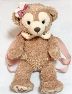 新品 シェリーメイ リュックリボン付きぬいぐるみ シェリーメイのぬいぐるみ風リュックサック 東京ディズニーシー