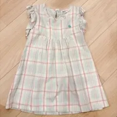 【美品】POLO Baby チェック柄ワンピース 90のサムネイル