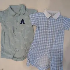 アプレレクール　ベルメゾンママ　ロンパース　80