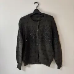 【ヴィンテージ】激レア ニットカーディガン モード 古着used