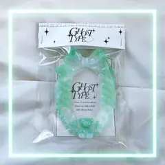 【即購入可能】大きなリボンのホイップデコトレカケース(白緑)