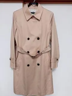 23区 ピンクベージュ ダブルブレスト トレンチコート