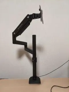 MS 기계식 싱글 롱 모니터 암 BMA-1MS-BK