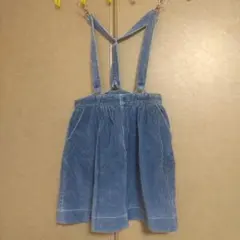 ファミリア 肩紐付きコーデュロイスカート サイズ7 FAMILIAR