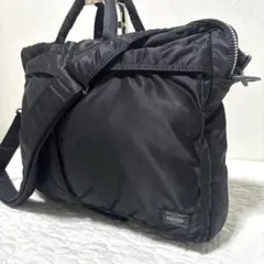【希少 美品 】ポーター タンカー ブリーフケース ブラック ナイロン A4収納