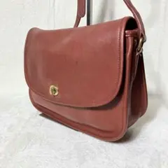 vintage coach turnlock city bag RED