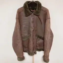 羊革 リアルムートン フライトジャケット B3 ボアブルゾン ヴィンテージ 本革
