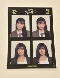 TWICE ジョンヨン THIS IS FOR ランダム証明写真ステッカー