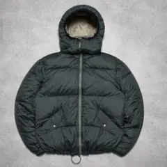 old eddie bauer カーキ　ダウンジャケット　古着 90s