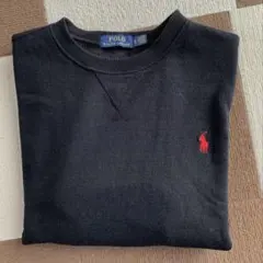 Polo Ralph Lauren ブラック 裏起毛トレーナー　メンズL
