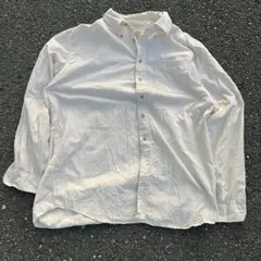 90s 00s L.L.Bean corduroy White shirt