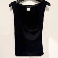 agnes b. フランス製 薄手天竺　カシュクール ノースリーブカットソー