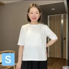 しまむら ammy Lutique ハート刺繍 リブ Tシャツ Sサイズのサムネイル