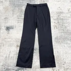ユナイテッドアローズ ストレッチ スラックスパンツ ネイビー 濃紺 光沢 36