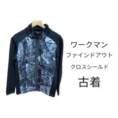 Find-Out ナイロンジャケット ブラック/カモフラージュ　ワークマン