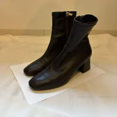 ルタロン グリーズ ブラウン ショートブーツ M サイドジップ