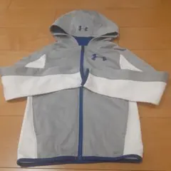 Under Armour コールドギア パーカー YSM グレー/ホワイト