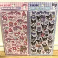 【正規品】ボンボンドロップシール サンリオ 第2弾 マイメロ クロミ 2枚セット