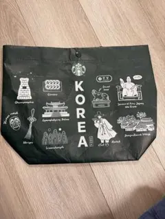 スターバックスコリア限定韓国名所エコバッグ ダークグリーン