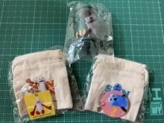 【最終価格】パペットスンスンノンノン チャーム付きミニ巾着 コインチャーム