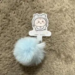 ちいかわbaby ノベルティ ぽんぽんチャーム付きフォンタブ 古本屋　かにちゃん