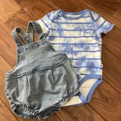 GAPロンパース つなぎセット
