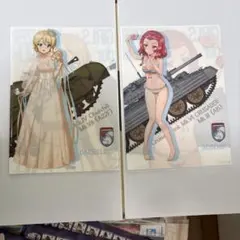 ガールズ＆パンツァー戦車道大作戦 クリアファイルセット ダージリン ローズヒップのサムネイル