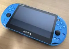 PS Vita本体 PCH-2000 ブルー【動作確認済】 本体ケース付き