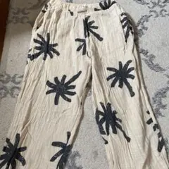 ZARA 総柄ロングパンツ 5-6歳