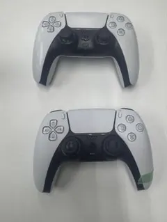 PS5 DualSense ワイヤレスコントローラー ホワイト 2台　ジャンク