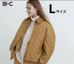 ユニクロC キルティングジャケット L パフテックブルゾン オーバーサイズ