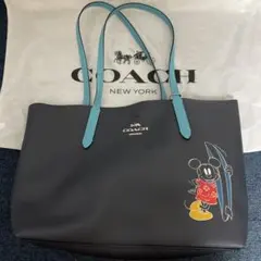 【ほぼ新品】COACH ディズニー ミッキー トートバッグのサムネイル