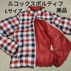 美品★le coq sportif ダウンジャケット L トリコロールカラー