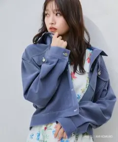 【新品】ミッシュマッシュ　シャンブレーデニムジャケット