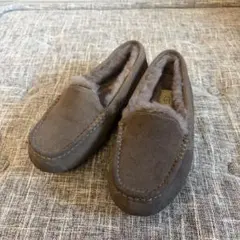 ✿UGG✿アグ アンスレー モカシン ムートン ブラウン 23cm - メルカリ