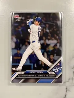 Topps now 大谷翔平 ドジャース移籍後初ホームラン記念カード