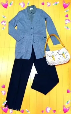 ３点セット 美品✨️カ―ディガン、ブラウス、パンツ
