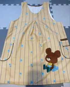 くまのがっこう エプロン ストライプ 花柄のサムネイル