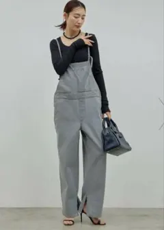 美品☆ガランテ☆グレー サロペット